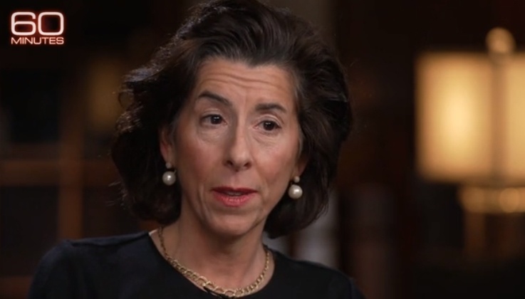 欧陆平台：被提及访华时华为推出新机，美商务部长又酸了：他们芯片落后美国几年